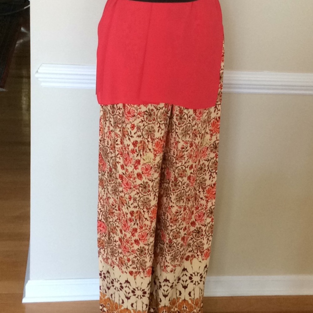 Joie Gorgeous border print wide leg pant by Joie - Women’s Large - Picture 4 of 11